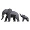 Papercraft World 3D Papercraft Model DIY Kit - Elephants